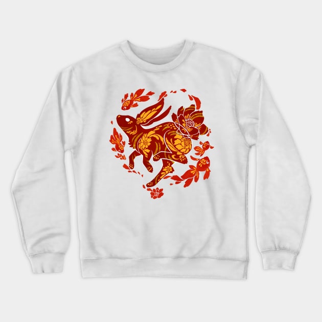 Year of the Rabbit Crewneck Sweatshirt by Things By Diana